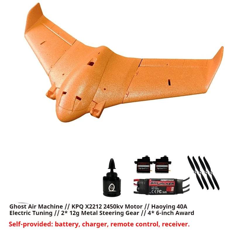 RC Kopach Ghost B2 950mm FPV Delta Wing Remote Control Aircraft for Outdoor Fun - ToylandEU