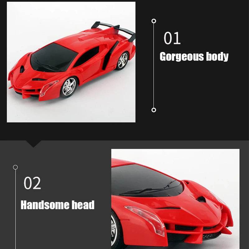 RC LED High-Speed 1:16 Remote Control Sports Car - Drift & Race Fun! - ToylandEU