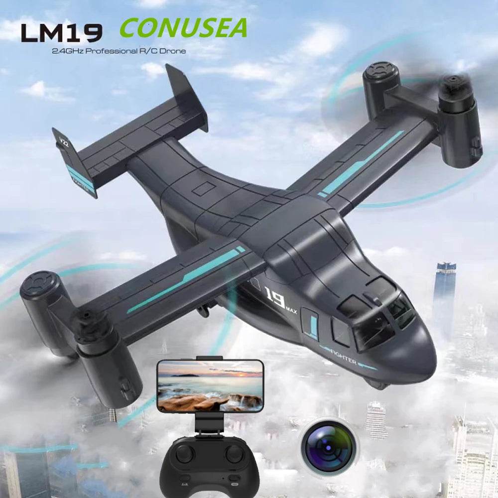 RC LM19 WiFi FPV Quadcopter Drone with 480P Camera - Remote Control Helicopter for Kids and Beginners - ToylandEU
