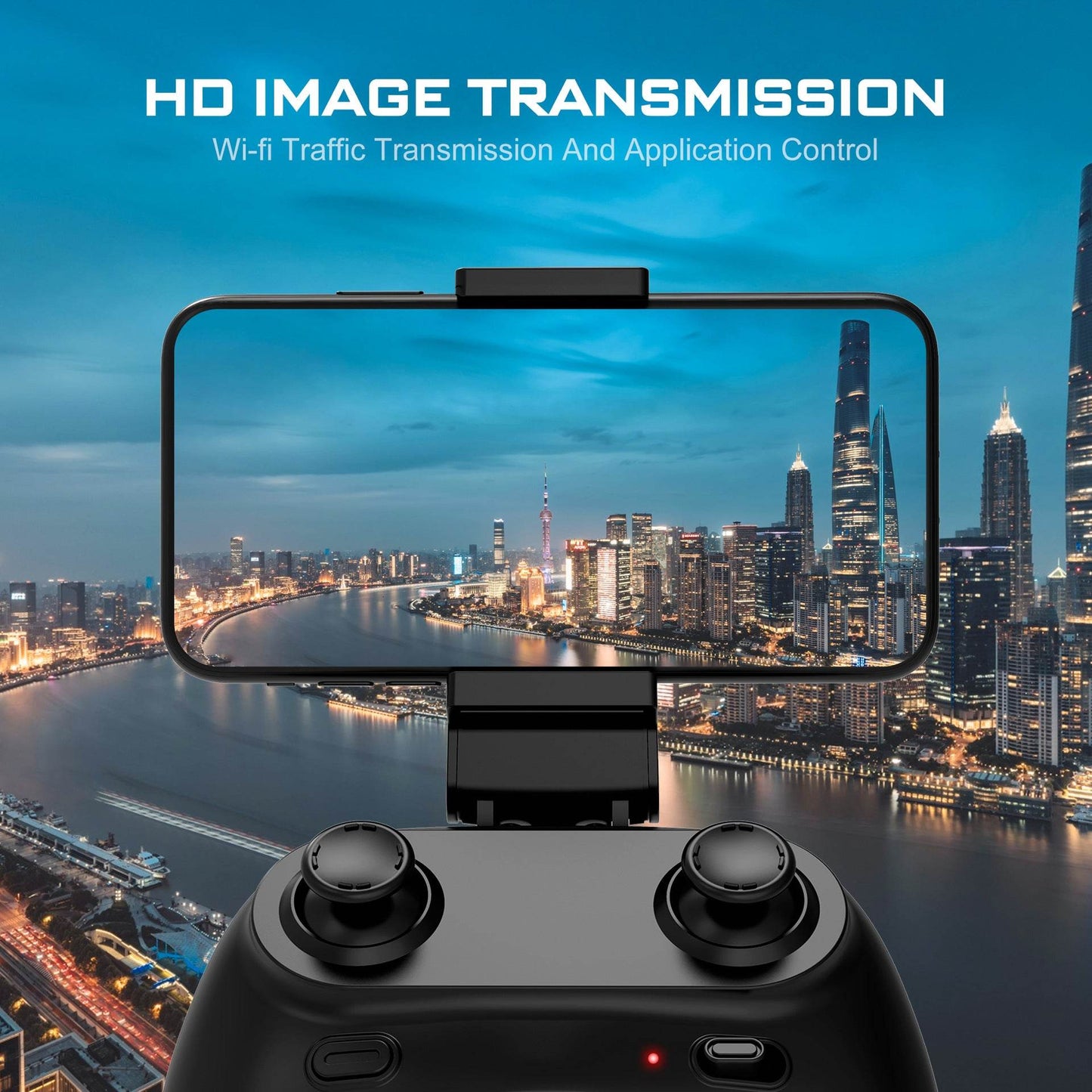 RC LM19 WiFi FPV Quadcopter Drone with 480P Camera - Remote Control Helicopter for Kids and Beginners - ToylandEU