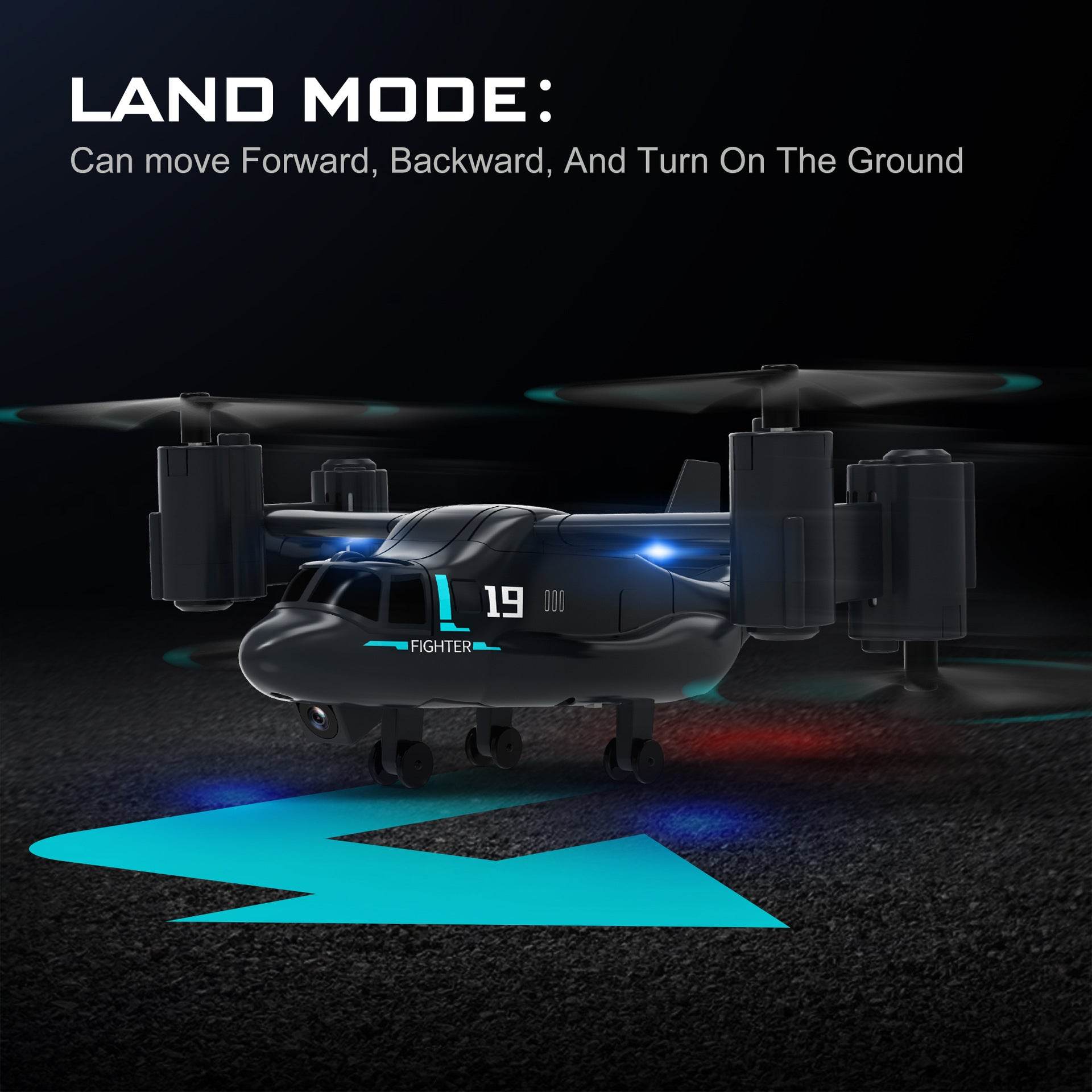 RC LM19 WiFi FPV Quadcopter Drone with 480P Camera - Remote Control Helicopter for Kids and Beginners - ToylandEU