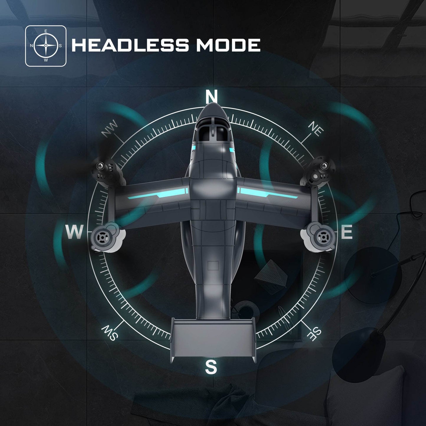 RC LM19 WiFi FPV Quadcopter Drone with 480P Camera - Remote Control Helicopter for Kids and Beginners - ToylandEU