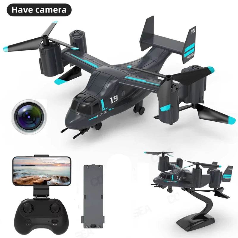 RC LM19 WiFi FPV Quadcopter Drone with 480P Camera - Remote Control Helicopter for Kids and Beginners - ToylandEU