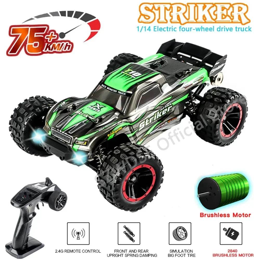 RC Lightning-Fast 2105A 4WD RC Monster Truck - 75KM/H Fun! - ToylandEU
