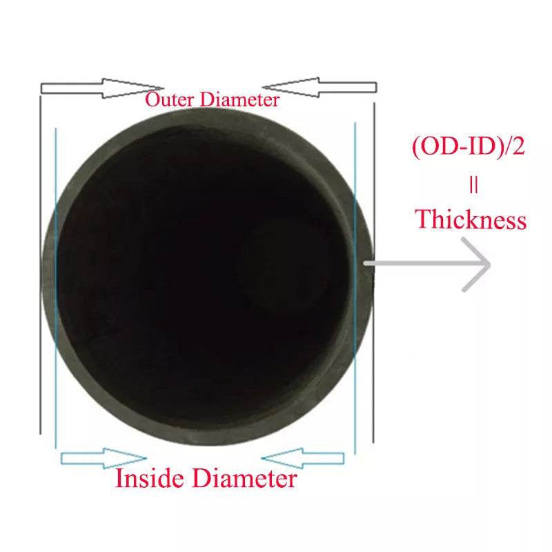 RC Lightweight & Durable DIY Carbon Fiber Tube Rod for RC Planes - 12.7x6mm - ToylandEU