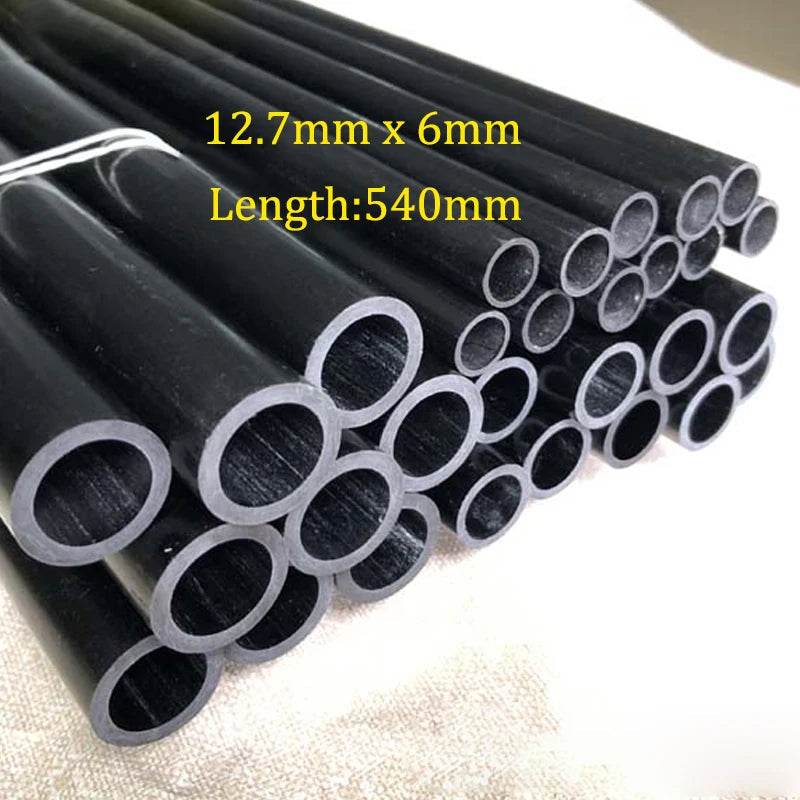RC Lightweight & Durable DIY Carbon Fiber Tube Rod for RC Planes - 12.7x6mm - ToylandEU