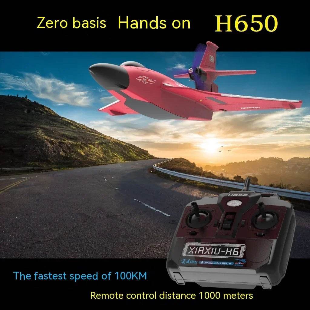 RC Lightweight and Crash-Resistant Raptor H650 All-Terrain Remote-Controlled Aircraft for Water, Land, and Air Fun - ToylandEU