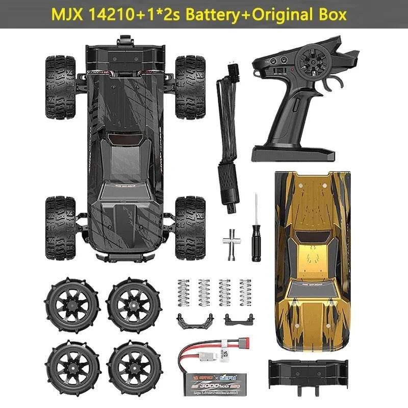 RC MJX 14209 14210: 1/14 Scale 4WD Brushless RC Drift Truck for Kids - ToylandEU