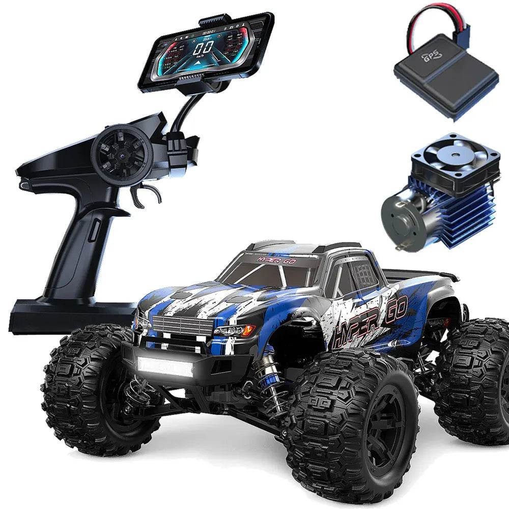RC MJX Hyper Go H16H V3.0 High-Speed 4WD Off-Road Remote Control Truck with GPS - ToylandEU