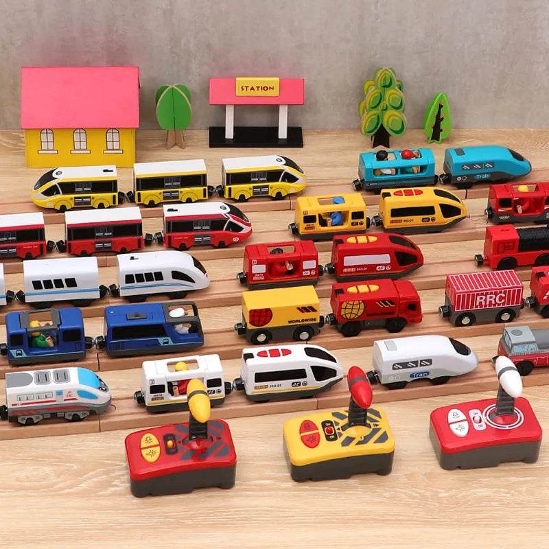 RC Magnetic RC Electric Train Set for Kids - Diecast Locomotive Fun - ToylandEU