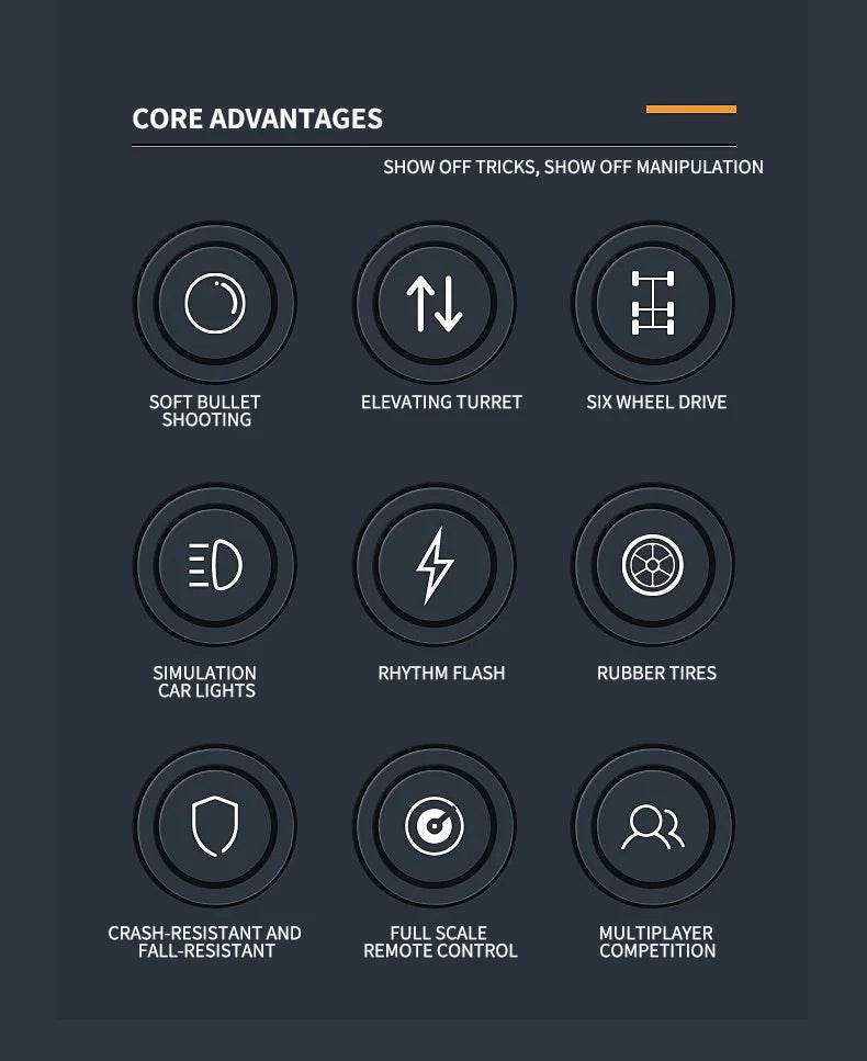 RC Mars Rover Remote Control Adventure Car - Off-Road Climbing Vehicle for Kids - ToylandEU