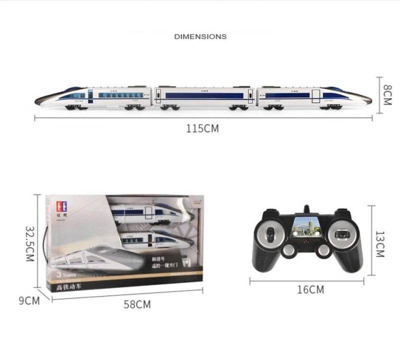 RC Massive 114cm Remote Control High-Speed Train Toy for Kids - ToylandEU