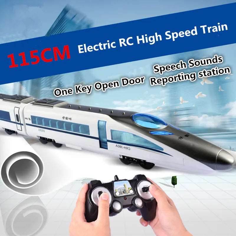 RC Massive 114cm Remote Control High-Speed Train Toy for Kids - ToylandEU