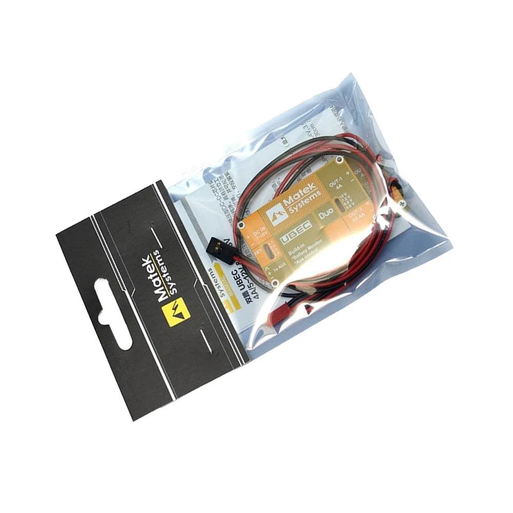 RC Matek System Dual Output UBEC 4A for RC Drones & Aircraft - Versatile Power - ToylandEU