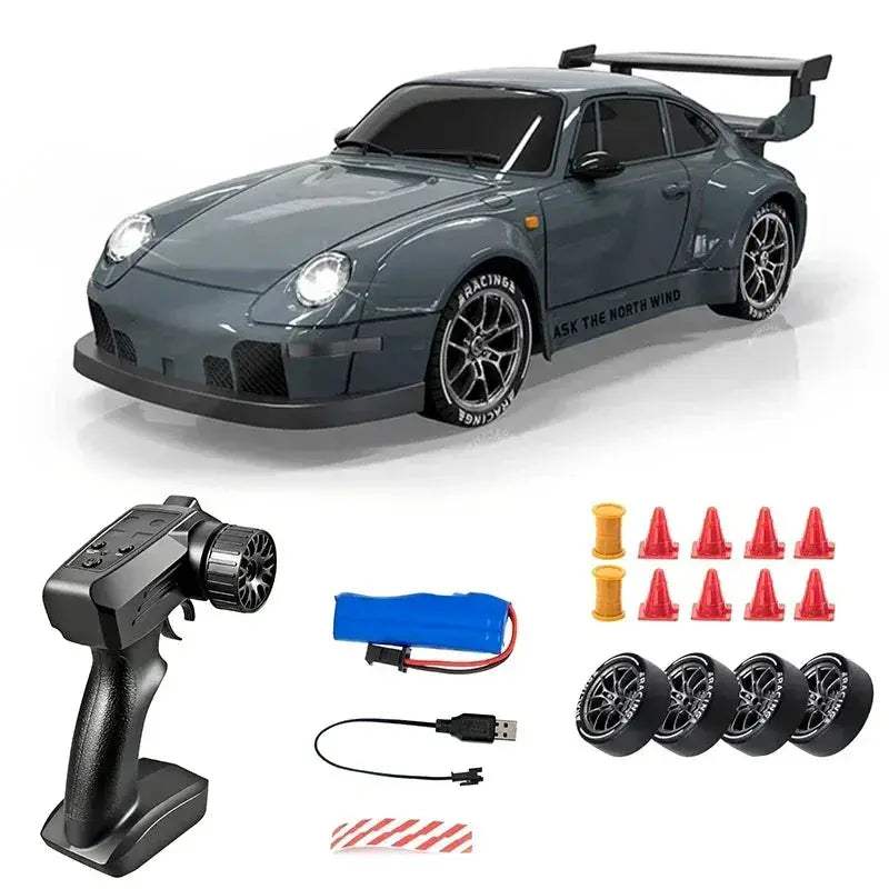 RC Mini Car Drift Model 20KmH Indoor Remote Light Set - ToylandEU