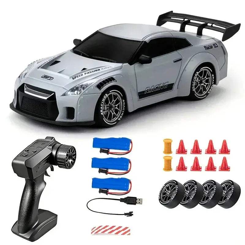 RC Mini Car Drift Model 20KmH Indoor Remote Light Set - ToylandEU