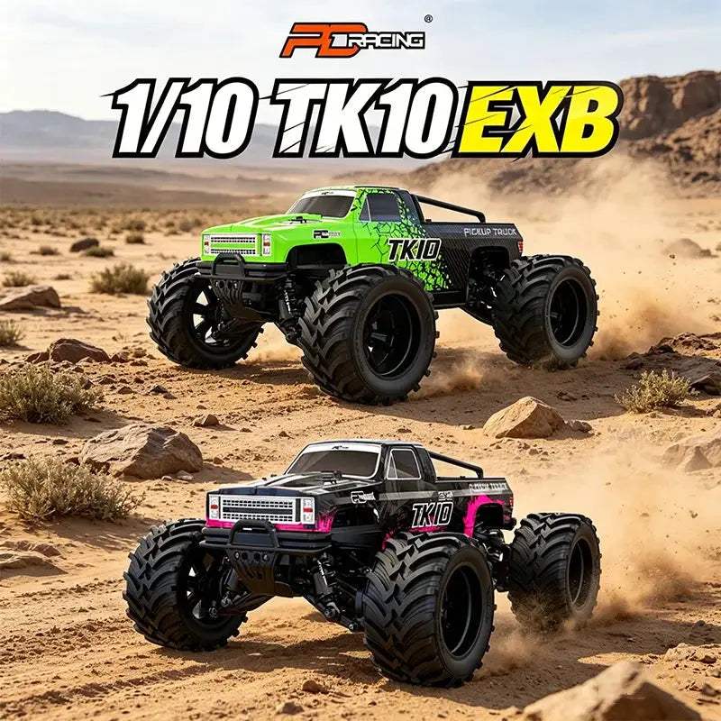 PDracing 1/10 TK10 V3 EXB 4S 88KM/H Brushless Waterproof High-Speed 4WD RC Remote Control Monster Truck Model Off-Road Vehicle - ToylandEU