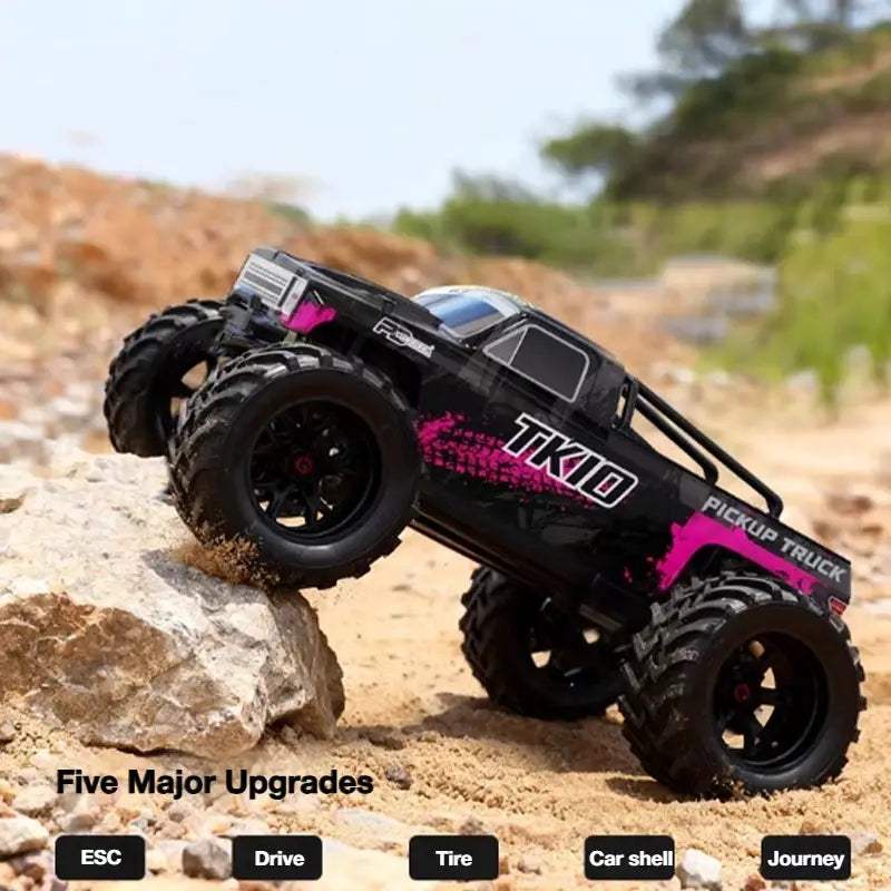PDracing 1/10 TK10 V3 EXB 4S 88KM/H Brushless Waterproof High-Speed 4WD RC Remote Control Monster Truck Model Off-Road Vehicle - ToylandEU