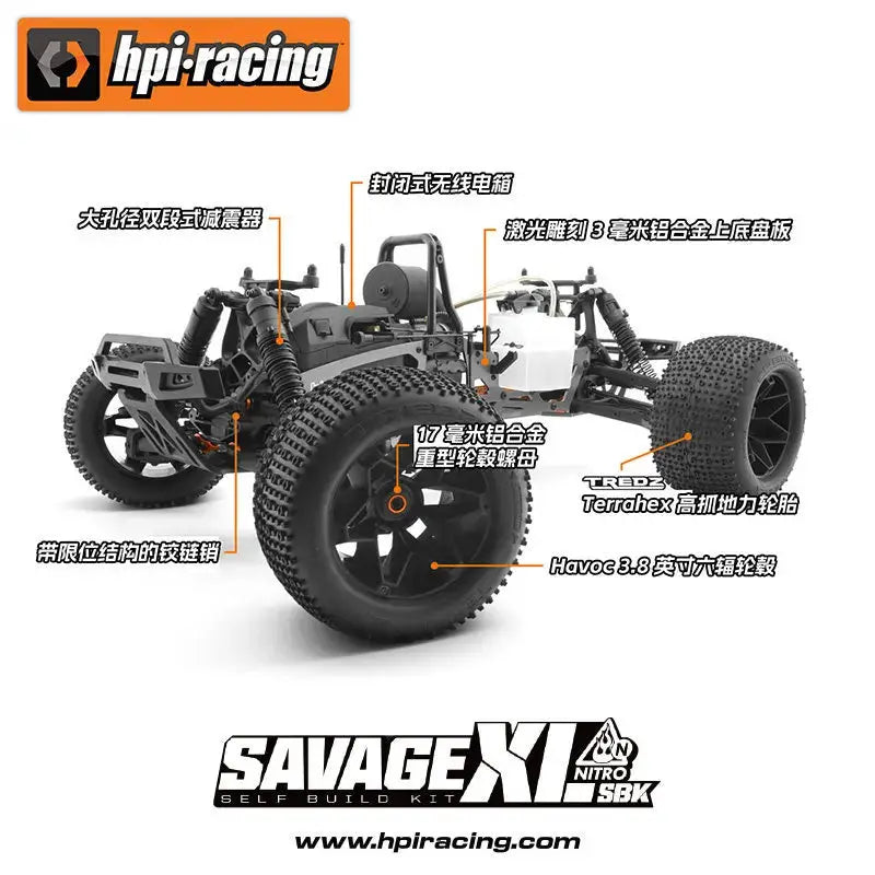 RC Nitro Engine Kit For 1/8 Scale Monster Truck Racing - ToylandEU
