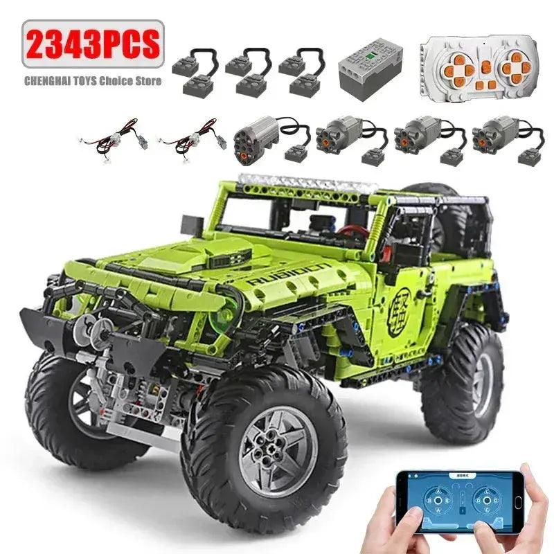  RC Off Road Car Blocks Set Models With Remote Control -  ToylandEU™