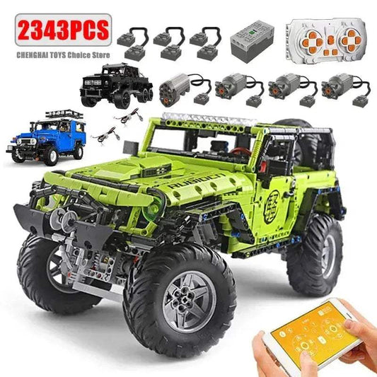 RC Off Road Car Blocks Set Models With Remote Control -  ToylandEU™