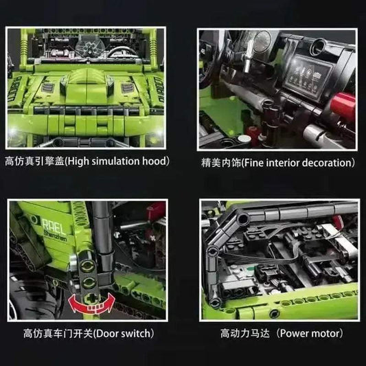  RC Off Road Car Blocks Set Models With Remote Control -  ToylandEU™