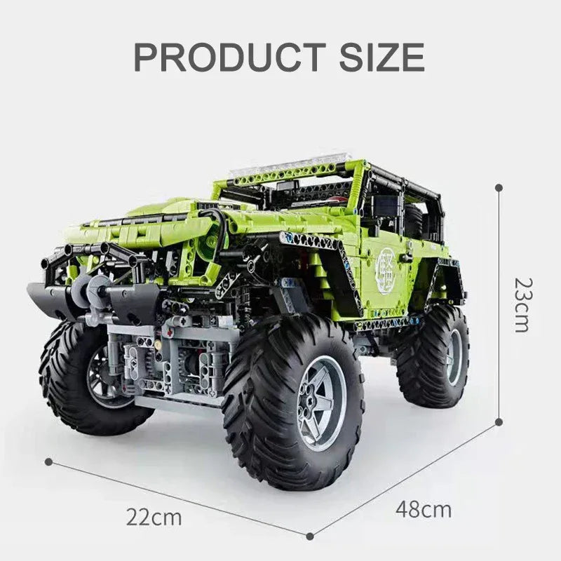 RC Off Road Car Building Blocks Set With Remote Control - ToylandEU