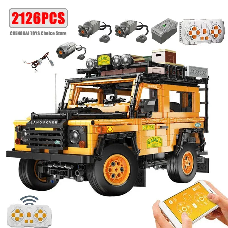 RC Off Road Car Building Blocks Set With Remote Control - ToylandEU