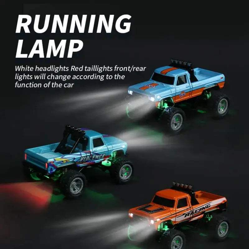  RC Off-Road Monster Truck 1-64 Alloy Build 2.4G Remote -  ToylandEU™