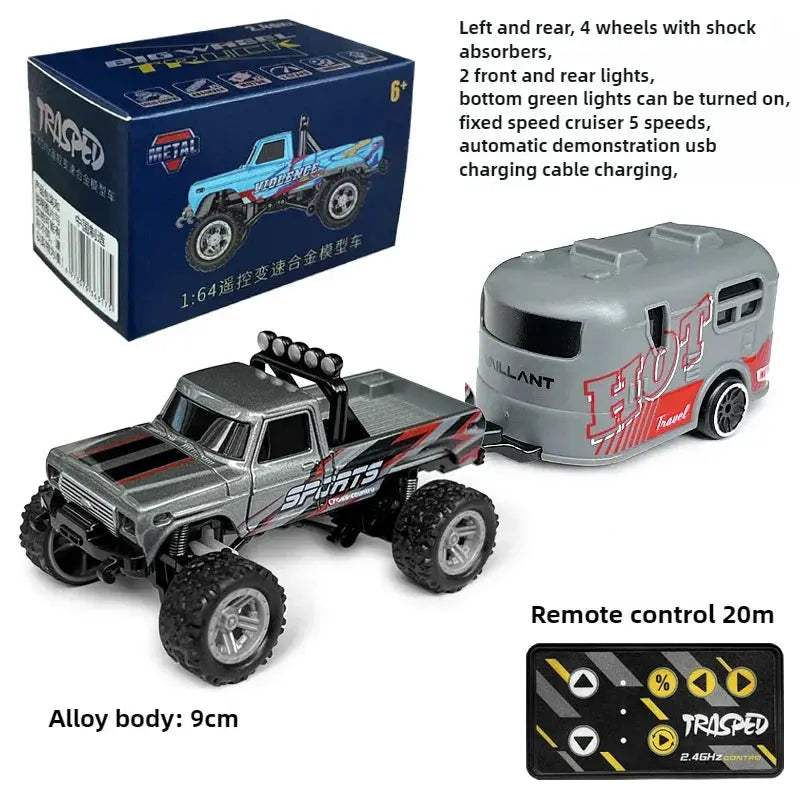  RC Off-Road Monster Truck 1-64 Alloy Build 2.4G Remote -  ToylandEU™
