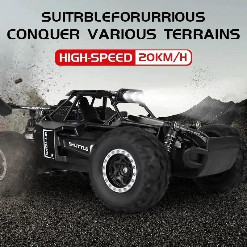  LED Lights RC Car 2WD Off Road Remote Control Vehicle -  ToylandEU™