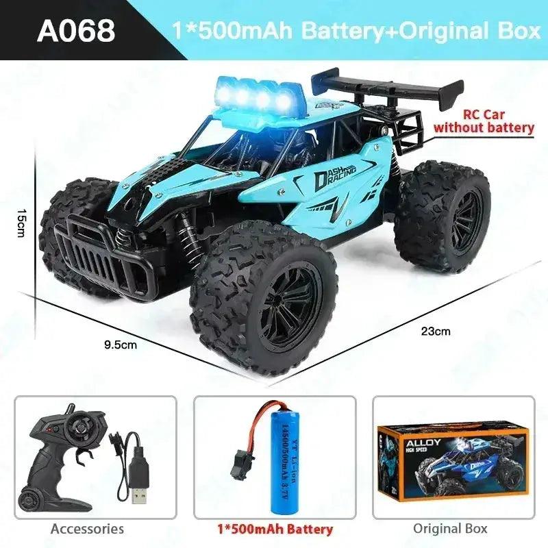  LED Lights RC Car 2WD Off Road Remote Control Vehicle -  ToylandEU™