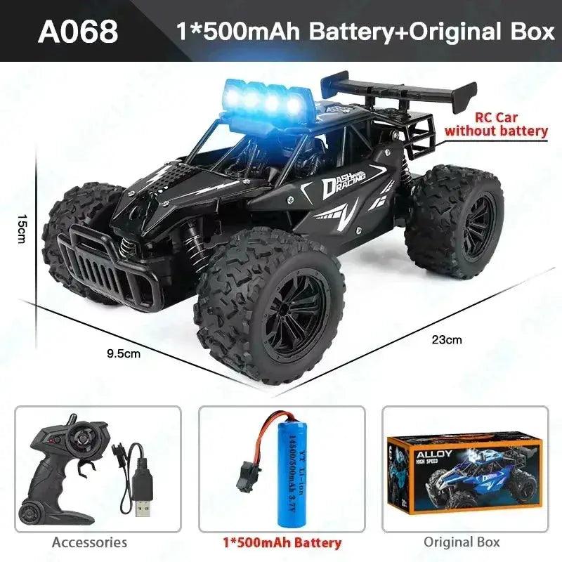  LED Lights RC Car 2WD Off Road Remote Control Vehicle -  ToylandEU™