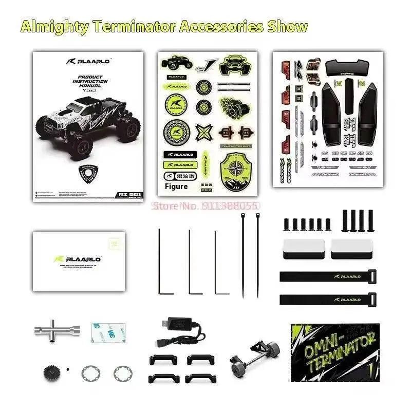  RC Rlaarlo 1/10 All-terrain Remote Control Brushless Off-road Vehicle - Ultimate Gift for Boys -  ToylandEU™