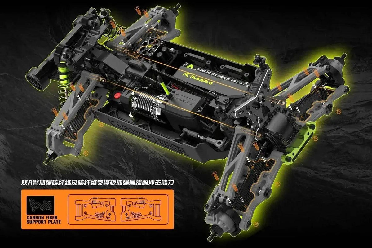  RC Rlaarlo 1/10 All-terrain Remote Control Brushless Off-road Vehicle - Ultimate Gift for Boys -  ToylandEU™