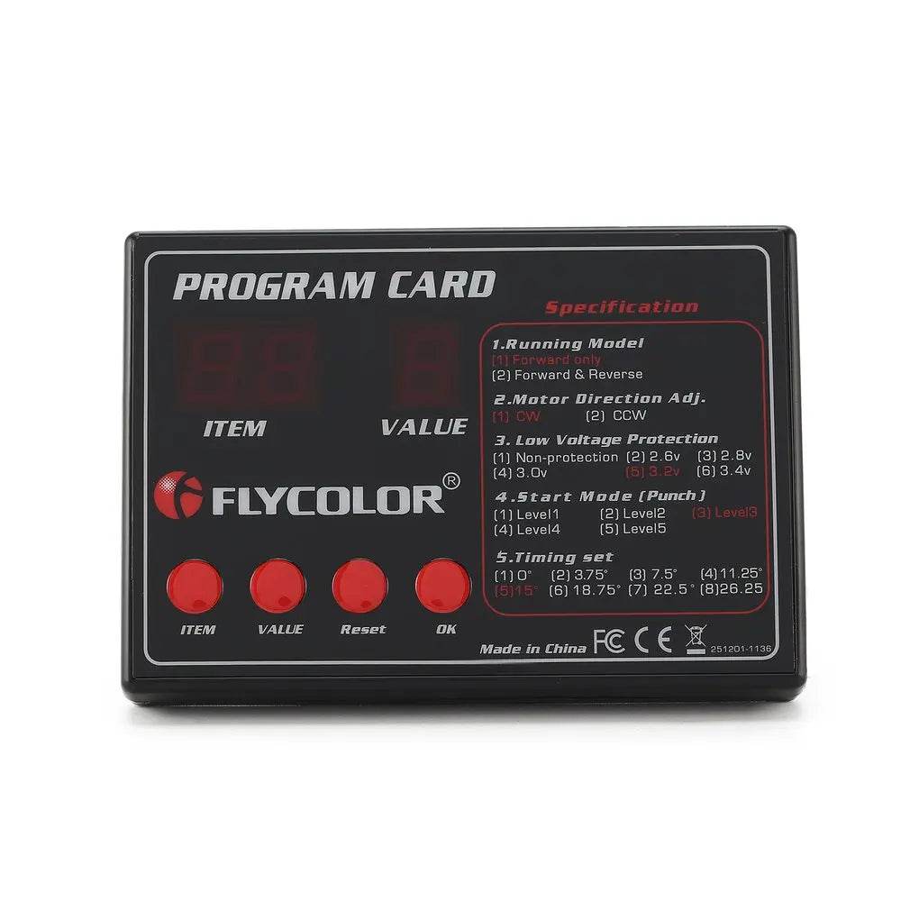 RC Optimize Your RC Boat with Flycolor ESC Program Card for Flymonster Series - ToylandEU