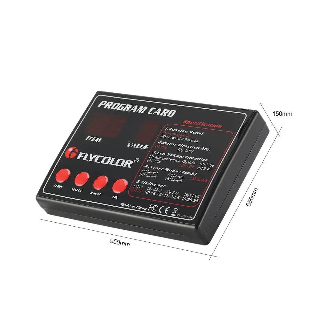RC Optimize Your RC Boat with Flycolor ESC Program Card for Flymonster Series - ToylandEU