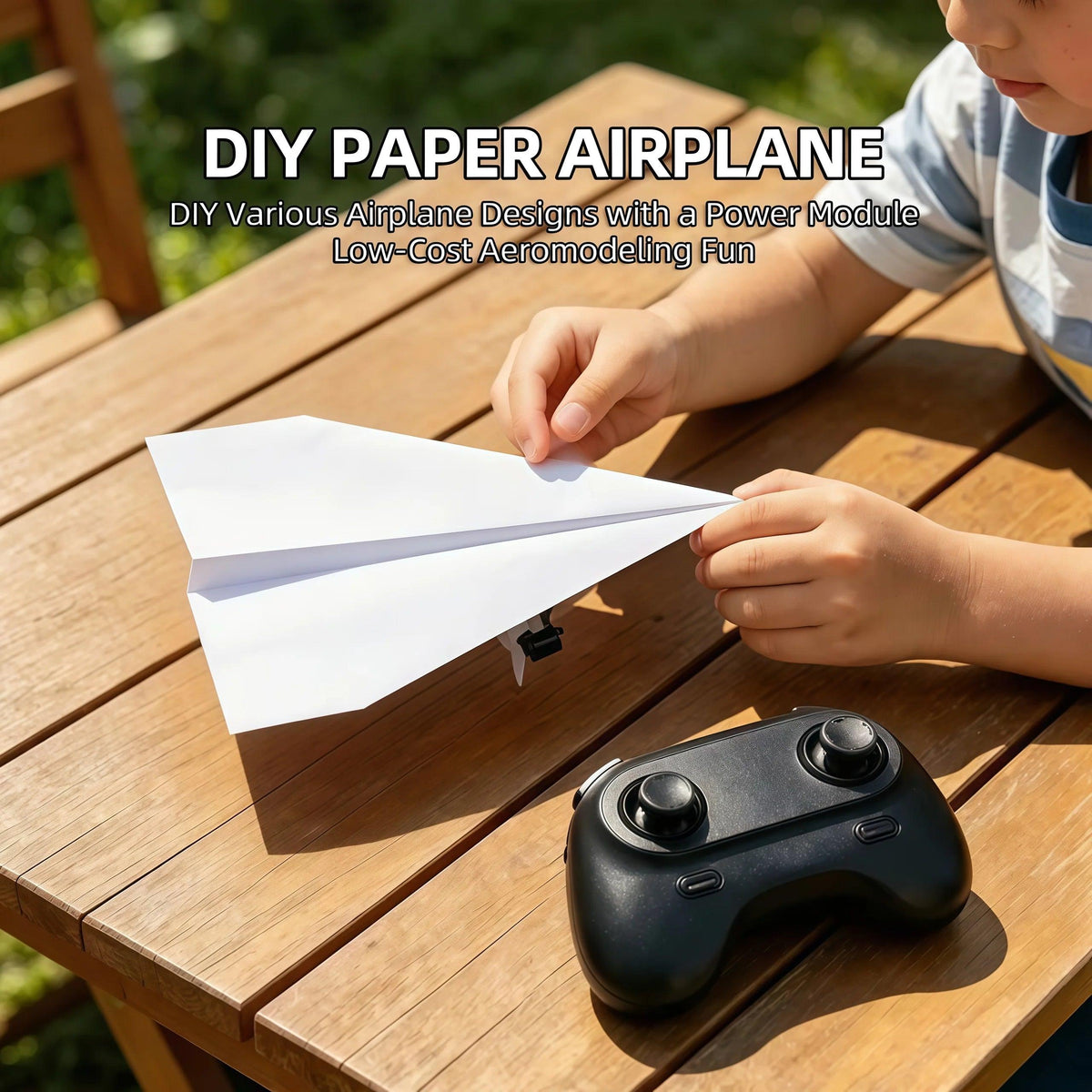 RC Paper Airplane Kit | Gyro Stabilizer | Toylandeu™