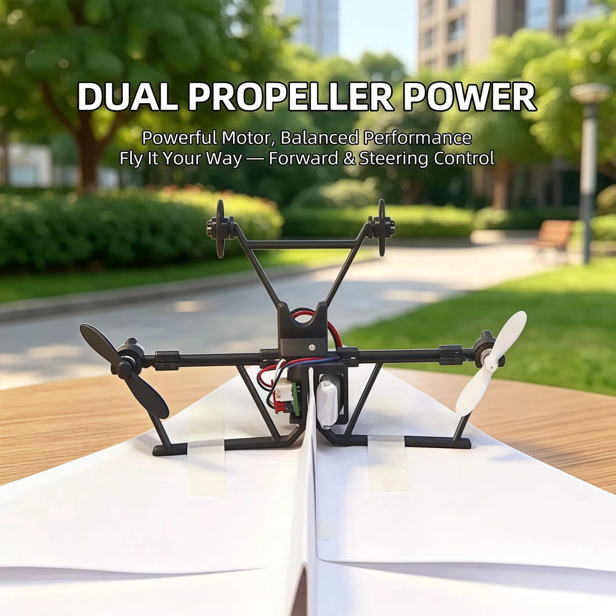RC Paper Airplane Kit | Gyro Stabilizer | Toylandeu™