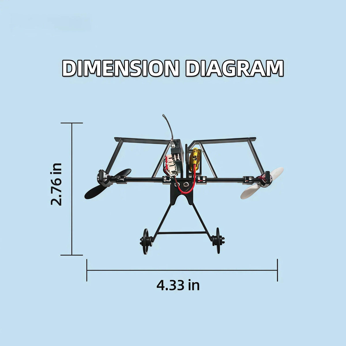 RC Paper Airplane Kit | Gyro Stabilizer | Toylandeu™