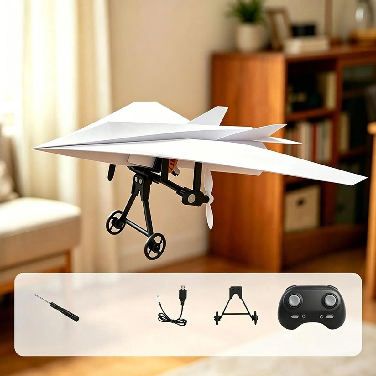 RC Paper Airplane Kit | Gyro Stabilizer | Toylandeu™