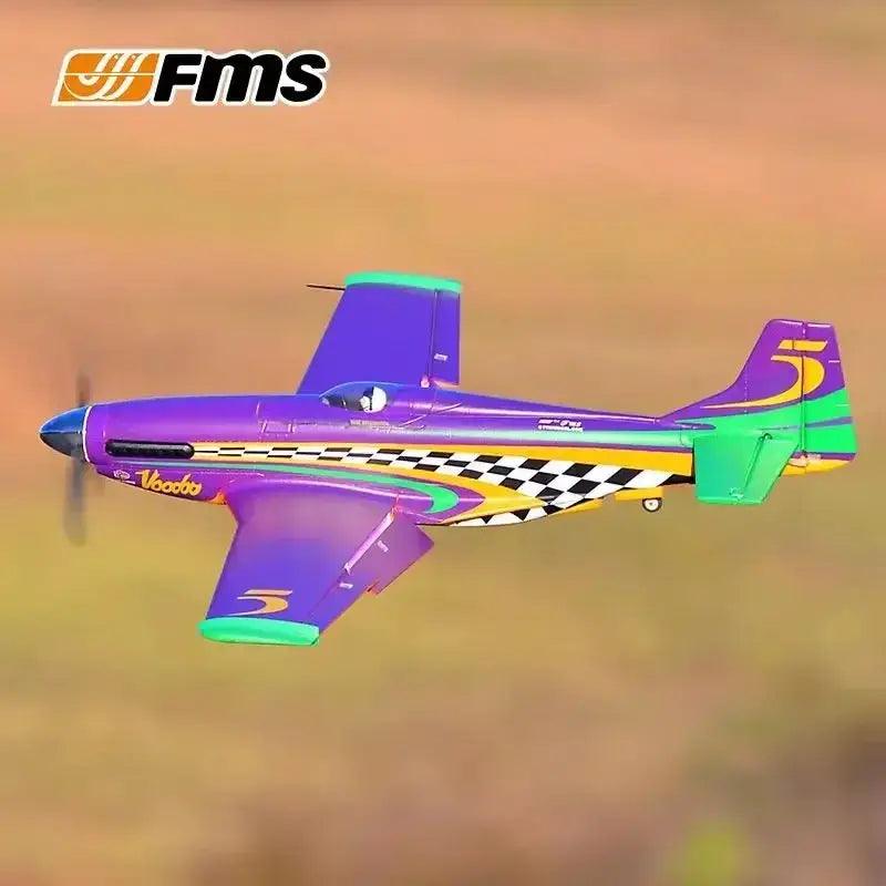  FMS P51 Mustang RC Plane 1100mm Brushless 160KMH Speed -  ToylandEU™