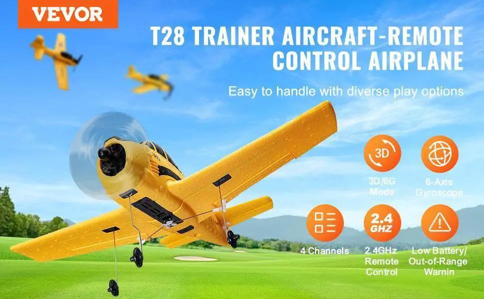  VEVOR RC Plane 2.4G 4CH Remote Control Airplane for Kids -  ToylandEU™