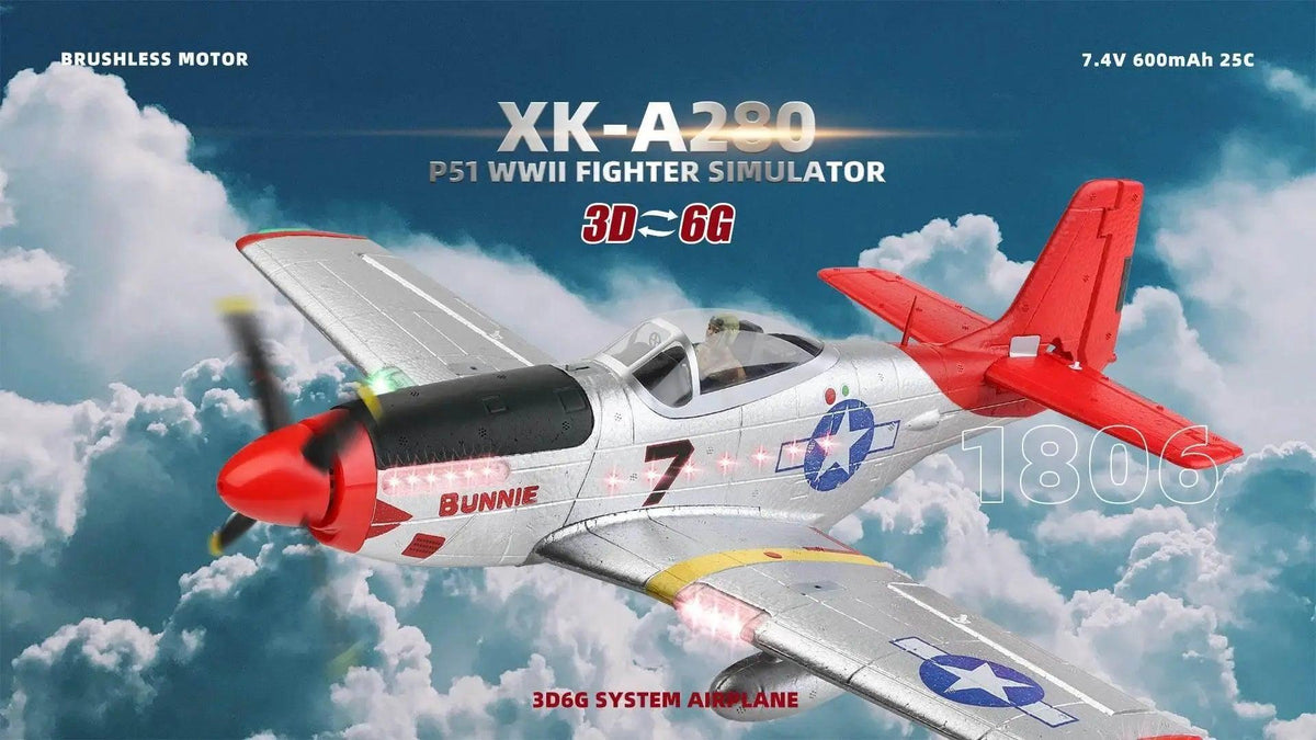  WLtoys XK A280 RC Plane 2.4G 4CH Aircraft for Kids -  ToylandEU™