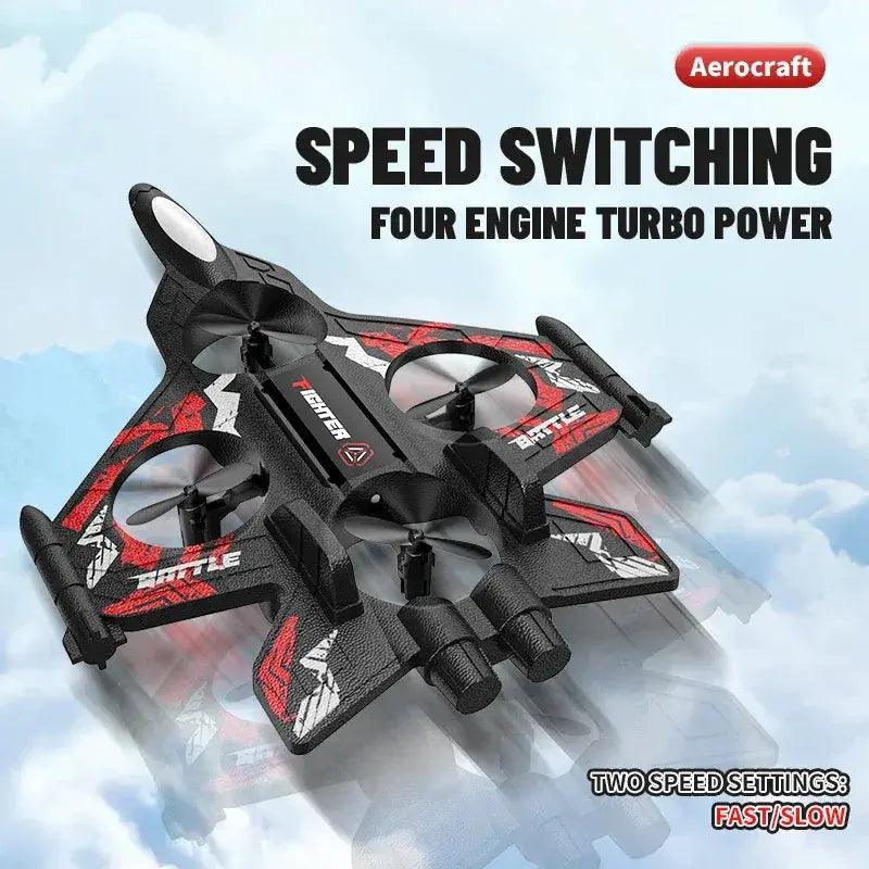  2.4G RC Foam Plane LED Durable Fighter Jet For Kids -  ToylandEU™