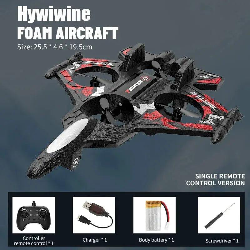  2.4G RC Foam Plane LED Durable Fighter Jet For Kids -  ToylandEU™