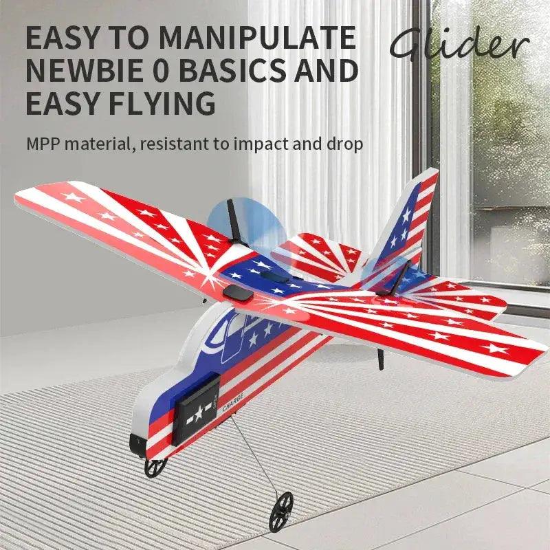  2.4G RC Glider With Lights Durable EPP Foam Plane -  ToylandEU™