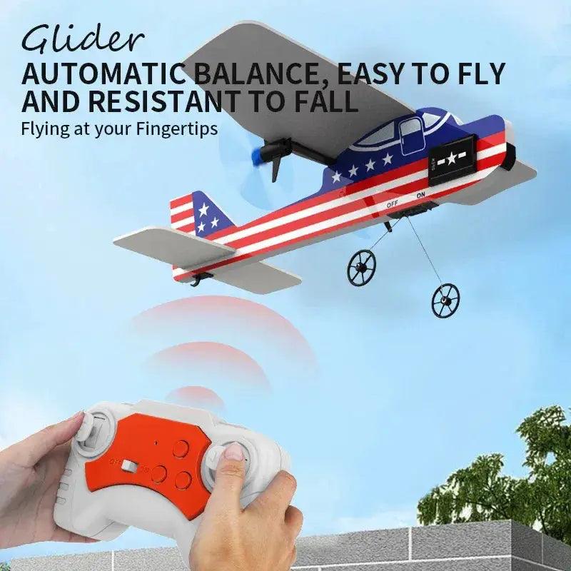  2.4G RC Glider With Lights Durable EPP Foam Plane -  ToylandEU™