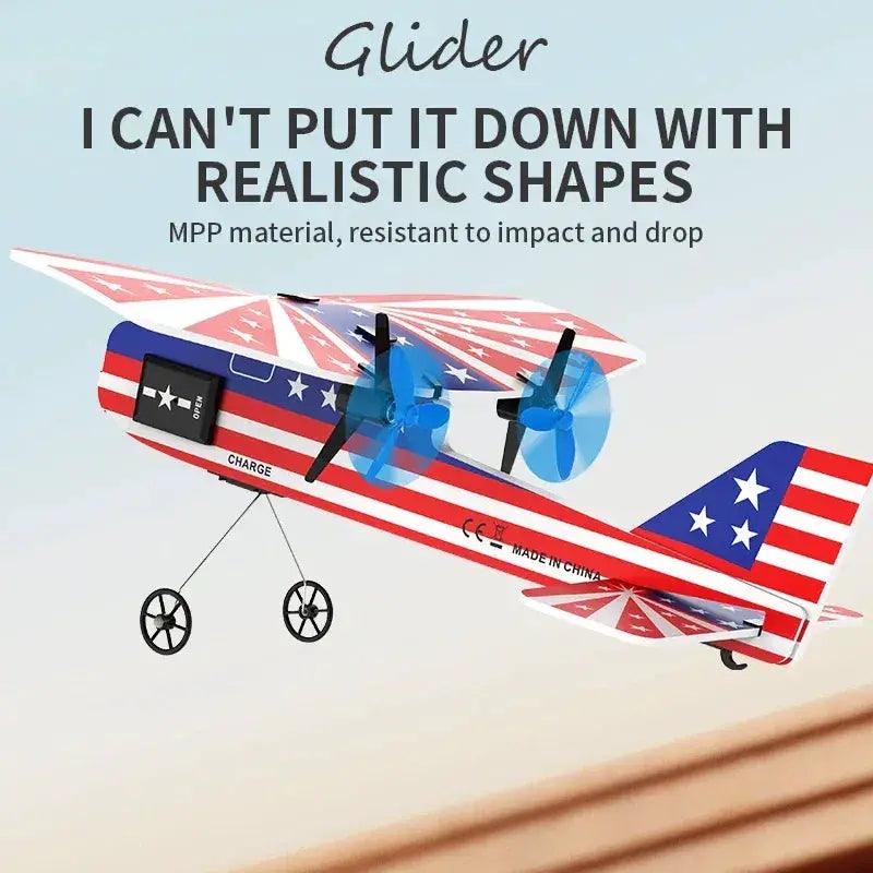  2.4G RC Glider With Lights Durable EPP Foam Plane -  ToylandEU™