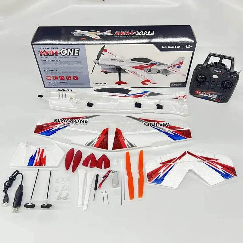  RC 4-Channel Brushless Motor Remote Control RC Plane and Helicopter Toy for Boys - JIKEFUN Indoor/Outdoor Aircraft -  ToylandEU™